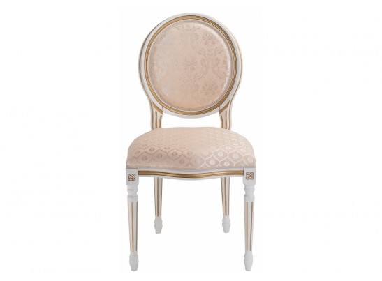 Стул Данте молочный с золотой патиной в Каменске-Уральском