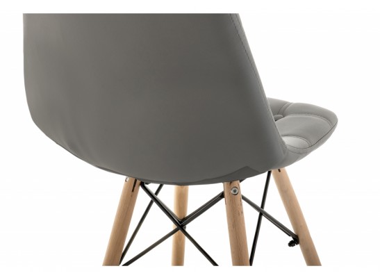 Деревянный стул Kvadro серый в Каменске-Уральском