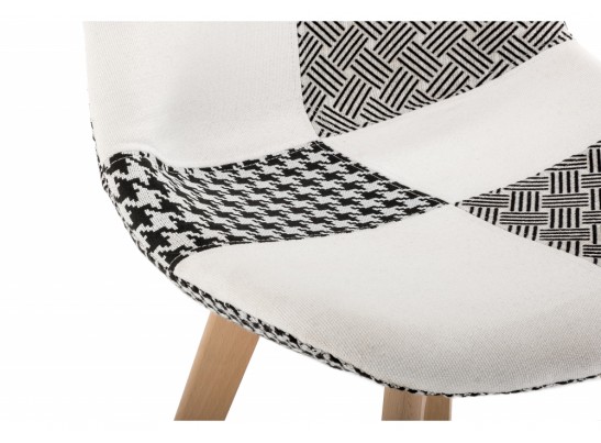 Стул Mille черный / белый в Каменске-Уральском