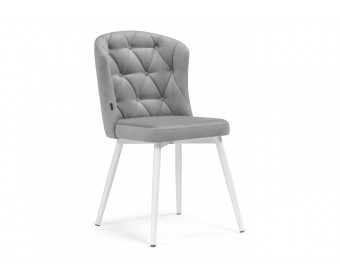 Стул на металлокаркасе Алиссум velutto 52 / белый