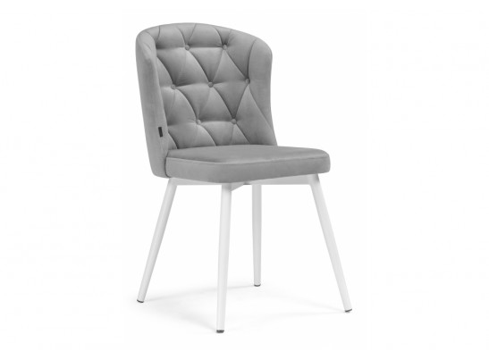 Стул на металлокаркасе Алиссум velutto 52 / белый в Каменске-Уральском