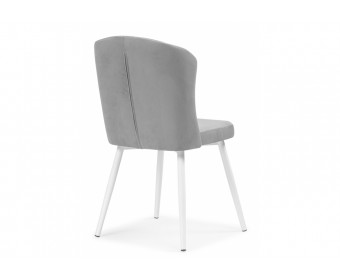 Стул на металлокаркасе Алиссум velutto 52 / белый