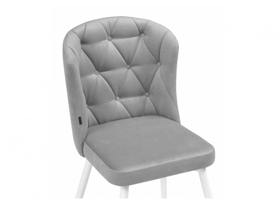 Стул на металлокаркасе Алиссум velutto 52 / белый в Каменске-Уральском