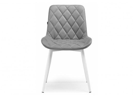 Стул на металлокаркасе Баодин velutto 12 / белый в Каменске-Уральском