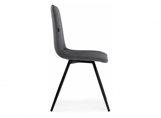 Стул на металлокаркасе Биджей velutto 32 / черный в Каменске-Уральском