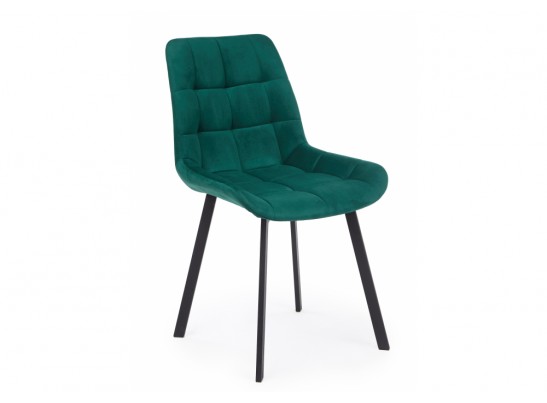 Стул на металлокаркасе Челси 360 П зеленый (zd 667) / черный в Каменске-Уральском