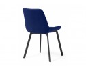 Стул на металлокаркасе Челси синий / черный в Каменске-Уральском