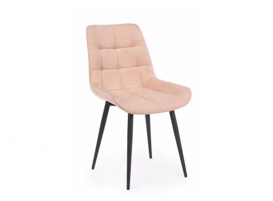 Стул на металлокаркасе Челси К бежевый (zd 210) / черный в Каменске-Уральском