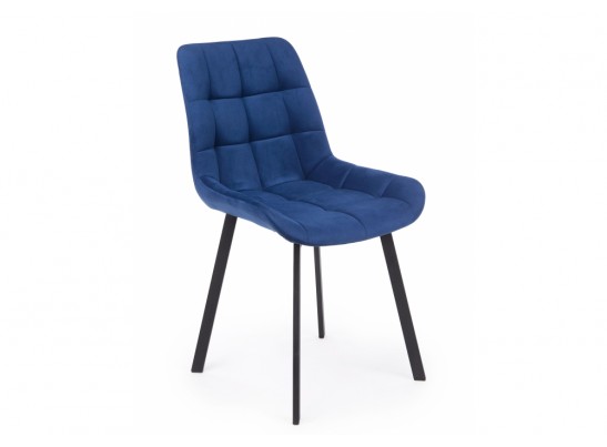 Стул на металлокаркасе Челси П синий (zd 798) / черный в Каменске-Уральском