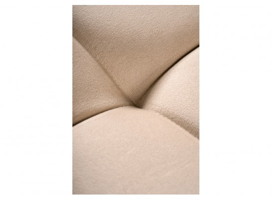 Стул на металлокаркасе Челси велюр бежевый / черный в Каменске-Уральском