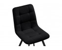 Стул на металлокаркасе Чилли П черный велюр / черный в Каменске-Уральском