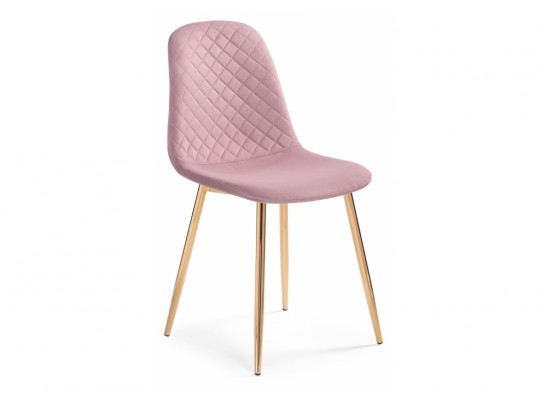 Стул на металлокаркасе Dabl light purple/ gold в Каменске-Уральском