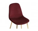 Стул на металлокаркасе Dabl wine red / gold в Каменске-Уральском