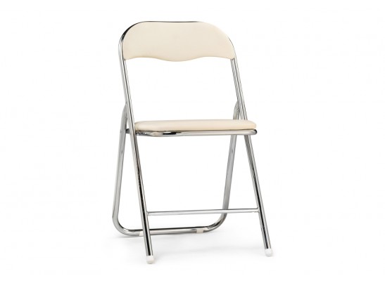 Стул на металлокаркасе Fold 1 складной beige / chrome в Каменске-Уральском