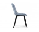 Стул на металлокаркасе Fox black / light blue в Каменске-Уральском