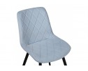 Стул на металлокаркасе Fox black / light blue в Каменске-Уральском
