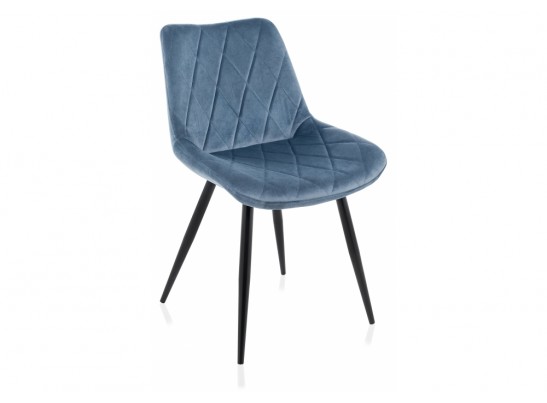 Стул на металлокаркасе Fox голубой в Каменске-Уральском