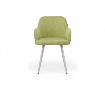 Стул на металлокаркасе Инфини 360 зеленый (ocean 013) / серый