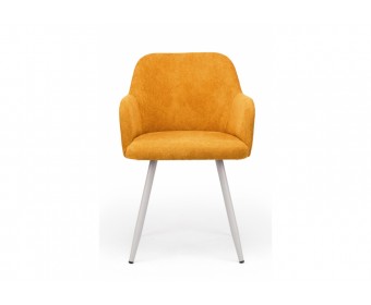 Стул на металлокаркасе Инфини терракота (ocean 015) / серый