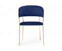 Стул на металлокаркасе Kamelia dark blue / gold в Каменске-Уральском
