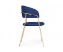 Стул на металлокаркасе Kamelia dark blue / gold в Каменске-Уральском