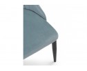 Стул на металлокаркасе Kora light blue / black в Каменске-Уральском