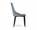 Стул на металлокаркасе Kora light blue / black в Каменске-Уральском
