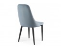 Стул на металлокаркасе Kora light blue / black в Каменске-Уральском