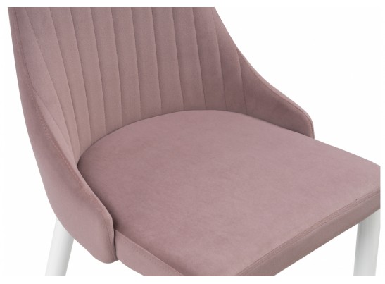 Стул на металлокаркасе Kora light purple / white в Каменске-Уральском