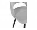 Стул на металлокаркасе Курбис светло-серый (zd 960) / черный в Каменске-Уральском
