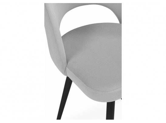 Стул на металлокаркасе Курбис светло-серый (zd 960) / черный в Каменске-Уральском