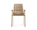 Стул на металлокаркасе Lana beige / gold в Каменске-Уральском
