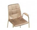 Стул на металлокаркасе Lana beige / gold в Каменске-Уральском