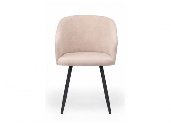 Стул на металлокаркасе Монер 360 латте (glory 10) / черный в Каменске-Уральском