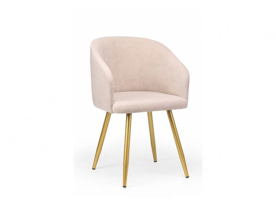 Стул на металлокаркасе Монер латте (glory 10) / золотой в Каменске-Уральском