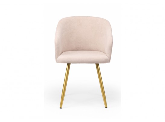 Стул на металлокаркасе Монер латте (glory 10) / золотой в Каменске-Уральском