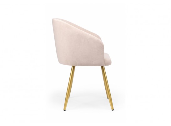 Стул на металлокаркасе Монер латте (glory 10) / золотой в Каменске-Уральском