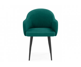 Стул на металлокаркасе Морено velutto 33 / черный