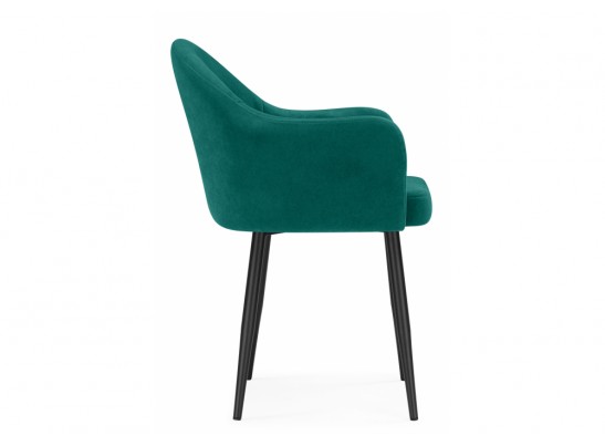 Стул на металлокаркасе Морено velutto 33 / черный в Каменске-Уральском