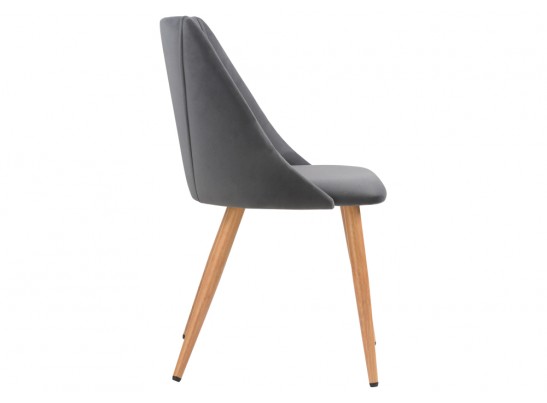 Стул на металлокаркасе Morgan dark gray в Каменске-Уральском