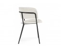Стул на металлокаркасе Осло белый (milk) / черный в Каменске-Уральском