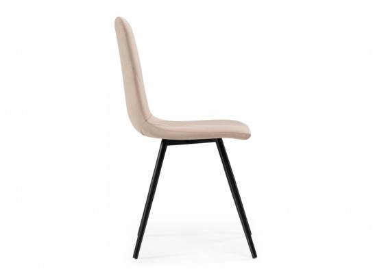 Стул на металлокаркасе Персея velutto 05 / черный в Каменске-Уральском