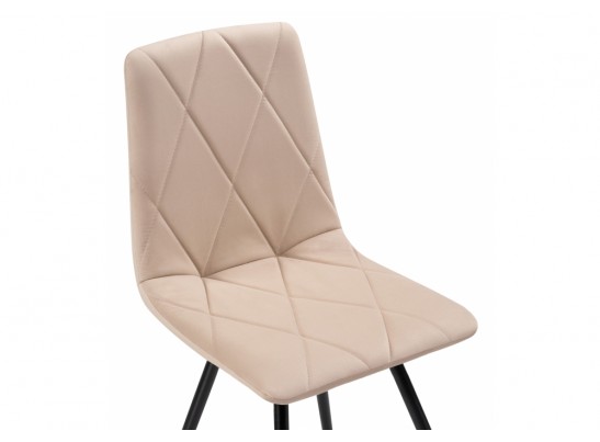 Стул на металлокаркасе Персея velutto 05 / черный в Каменске-Уральском