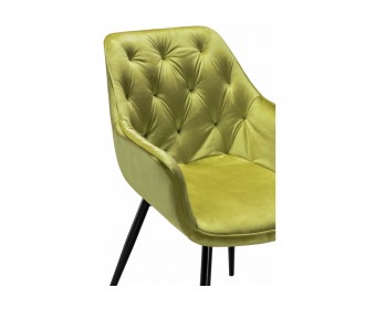 Стул на металлокаркасе Remo khaki / black