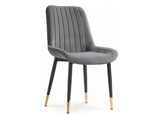 Стул на металлокаркасе Seda 1 dark gray / black / gold в Каменске-Уральском