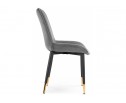 Стул на металлокаркасе Seda 1 dark gray / black / gold в Каменске-Уральском