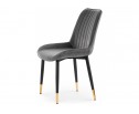 Стул на металлокаркасе Seda 1 dark gray / black / gold в Каменске-Уральском