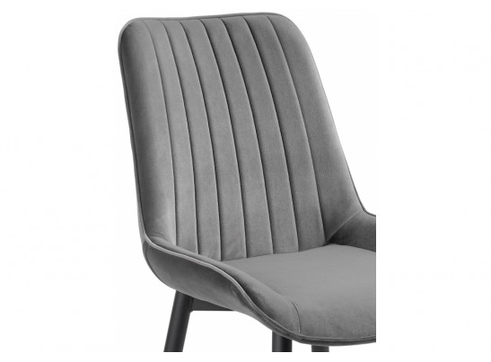 Стул на металлокаркасе Seda 1 dark gray / black / gold в Каменске-Уральском