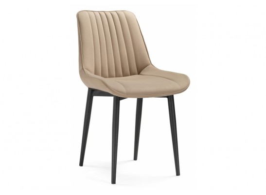 Стул на металлокаркасе Седа К бежевый / черный в Каменске-Уральском