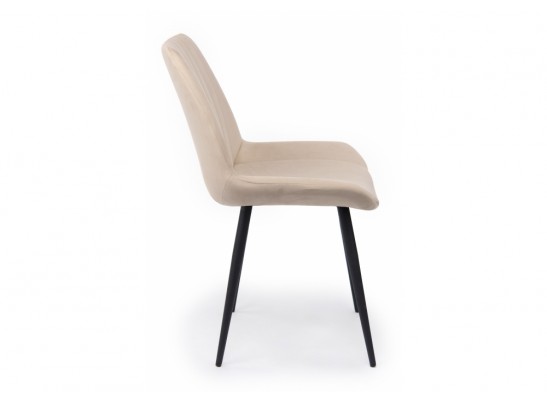 Стул на металлокаркасе Седа бежевый (zd 210) / черный в Каменске-Уральском